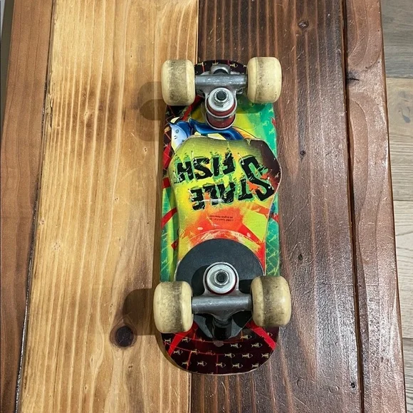 Rat Tailz Vintage Mini Rideable Skateboard Flip Out Tail Stale Fish - Picture 6 of 11